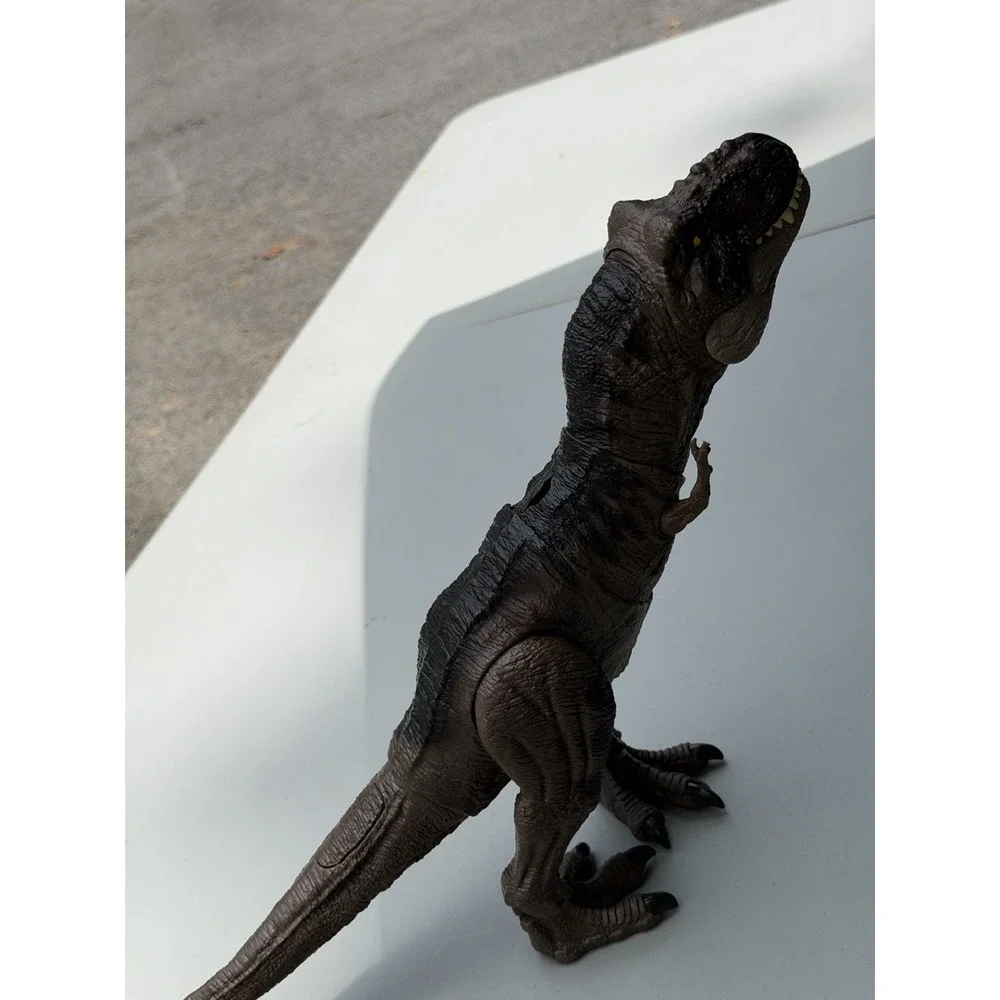 Jurassic World Dominion Thrash 'N Devour Tyrannosaurus Rex Action Figure WORKS!